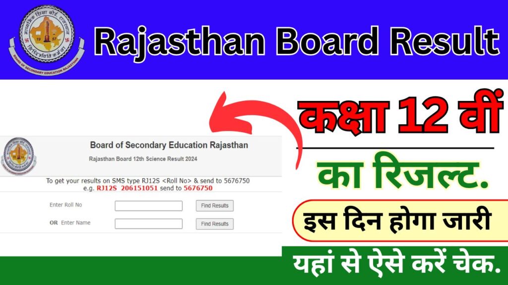 Rajasthan Board 12th Result 2025