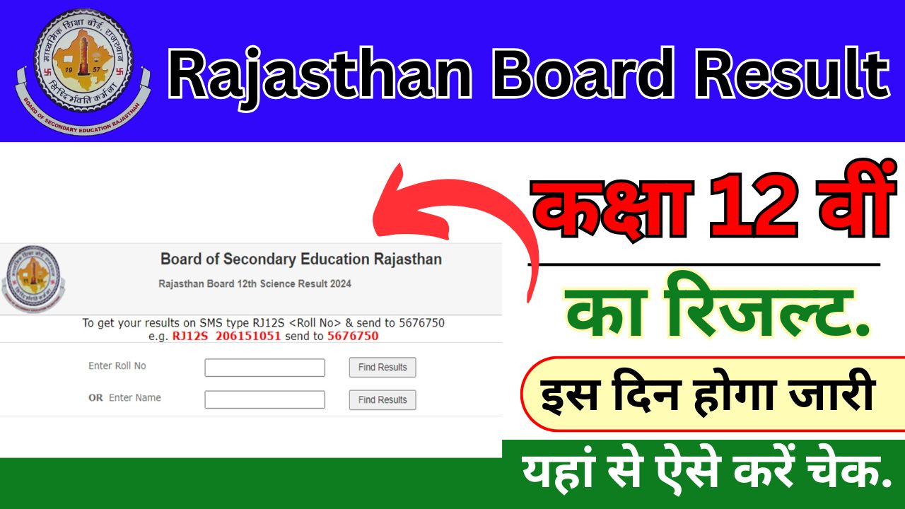 Rajasthan Board 12th Result 2025