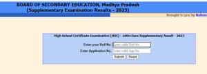MP Board 12th Result 2025