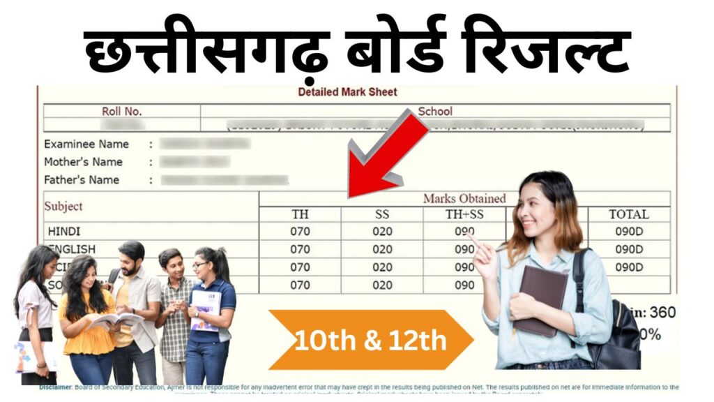 Chhattisgarh Board 12th Result 2025