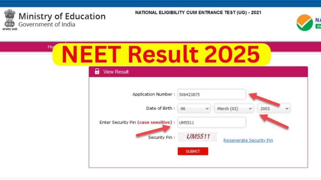 NEET Result 2025