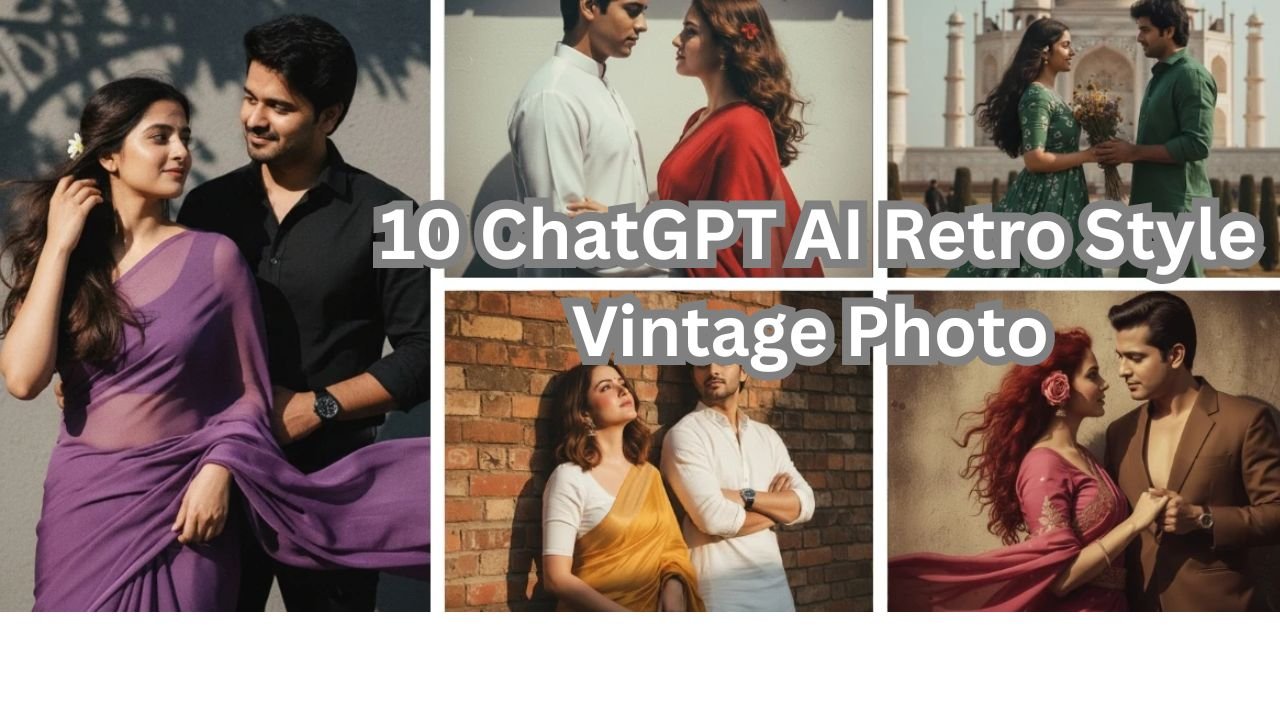 10 ChatGPT AI Retro Style Vintage Photo Editing Prompts