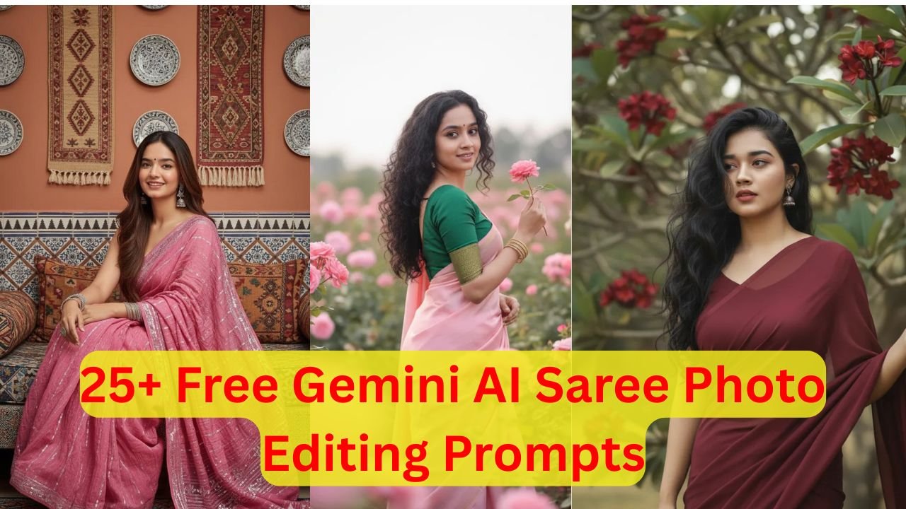 25+ Free Gemini AI Saree Photo Editing Prompts